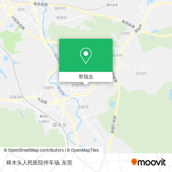 樟木头人民医院停车场地图
