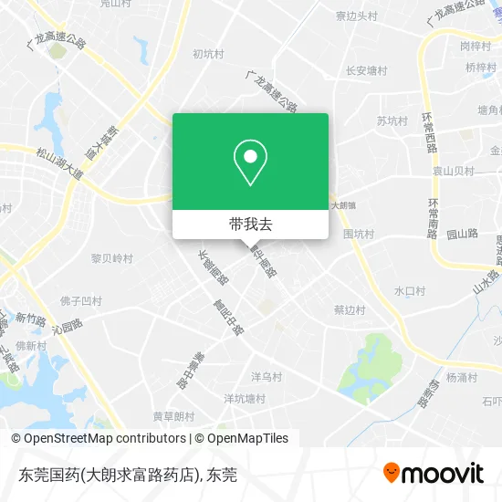 东莞国药(大朗求富路药店)地图