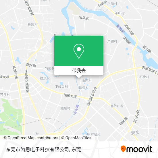 东莞市为思电子科技有限公司地图