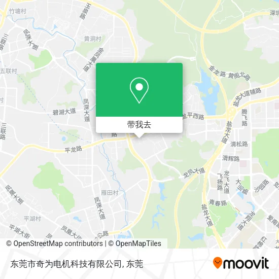 东莞市奇为电机科技有限公司地图