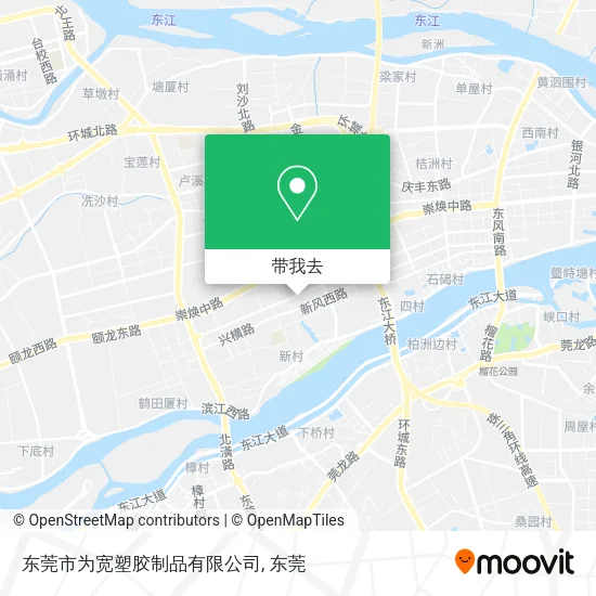 东莞市为宽塑胶制品有限公司地图