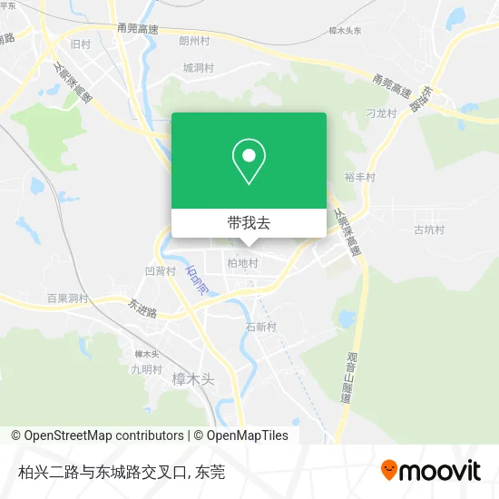 柏兴二路与东城路交叉口地图