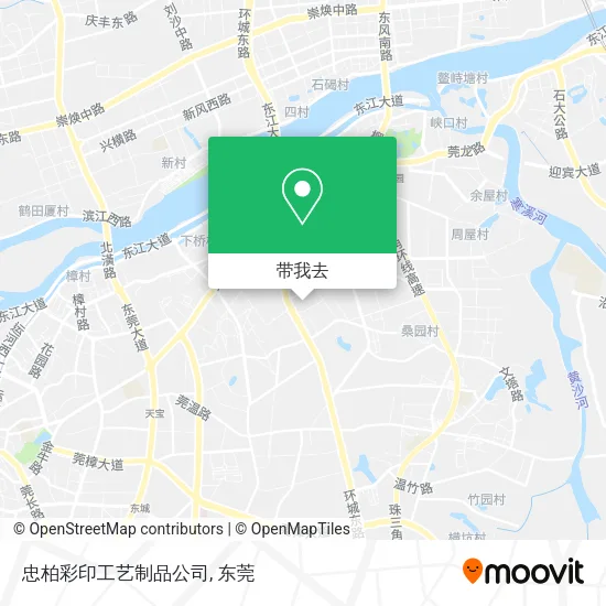 忠柏彩印工艺制品公司地图