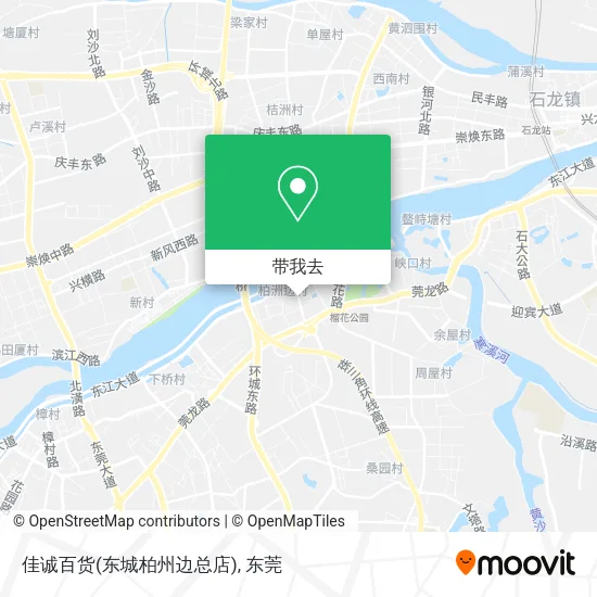 佳诚百货(东城柏州边总店)地图