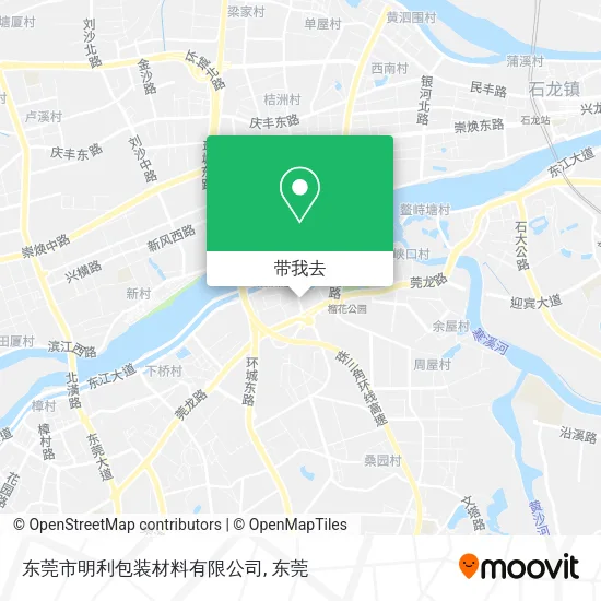 东莞市明利包装材料有限公司地图