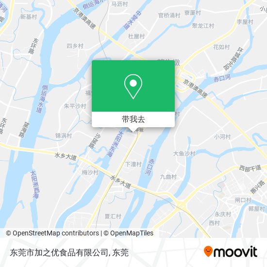 东莞市加之优食品有限公司地图