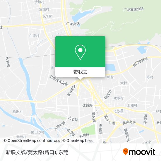 新联支线/莞太路(路口)地图