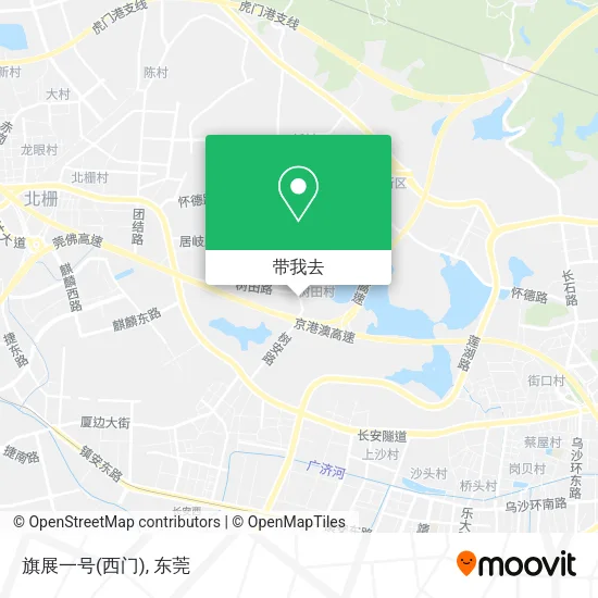 旗展一号(西门)地图
