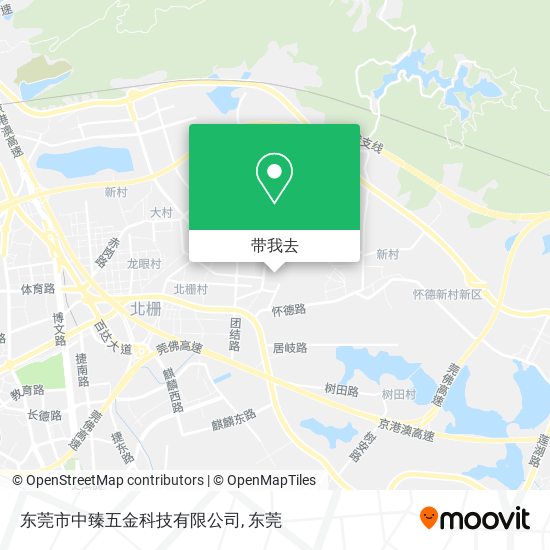 东莞市中臻五金科技有限公司地图