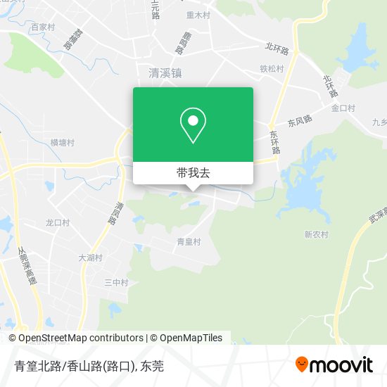 青篁北路/香山路(路口)地图