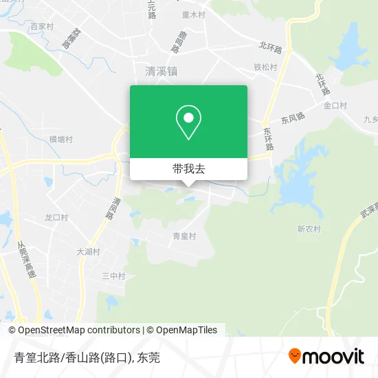 青篁北路/香山路(路口)地图