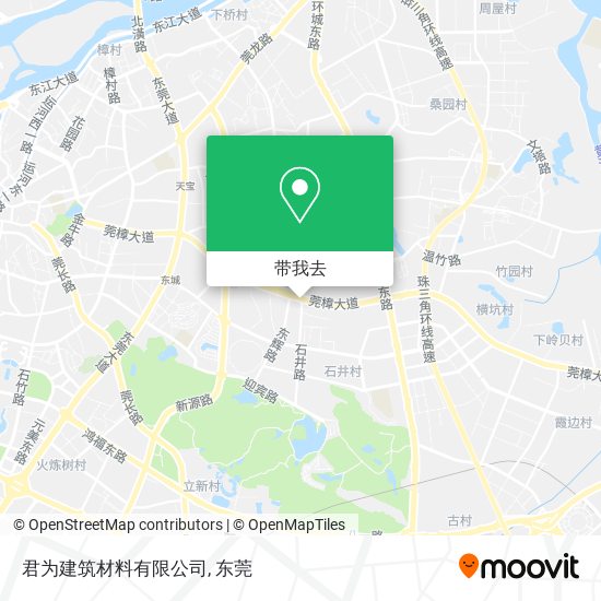 君为建筑材料有限公司地图