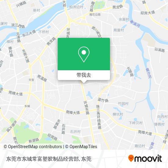 东莞市东城常富塑胶制品经营部地图