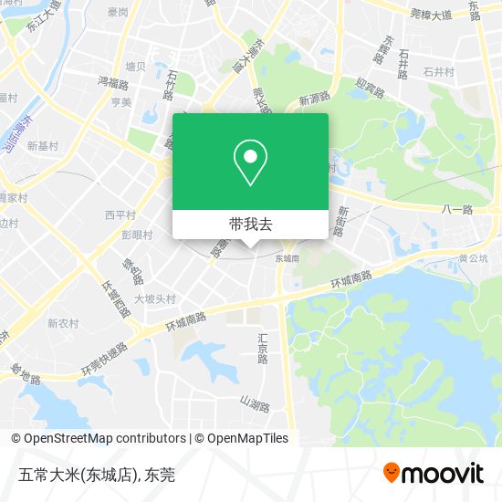五常大米(东城店)地图