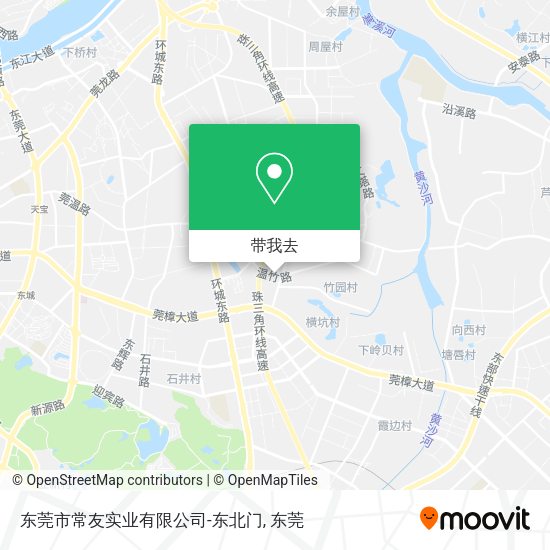 东莞市常友实业有限公司-东北门地图