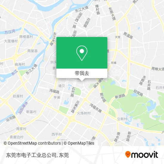 东莞市电子工业总公司地图