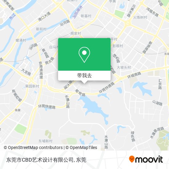 东莞市CBD艺术设计有限公司地图