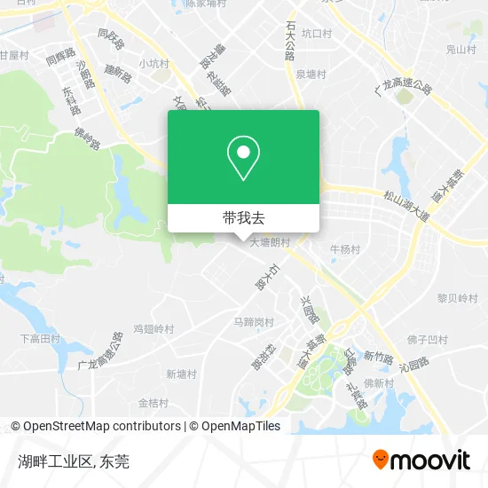 湖畔工业区地图