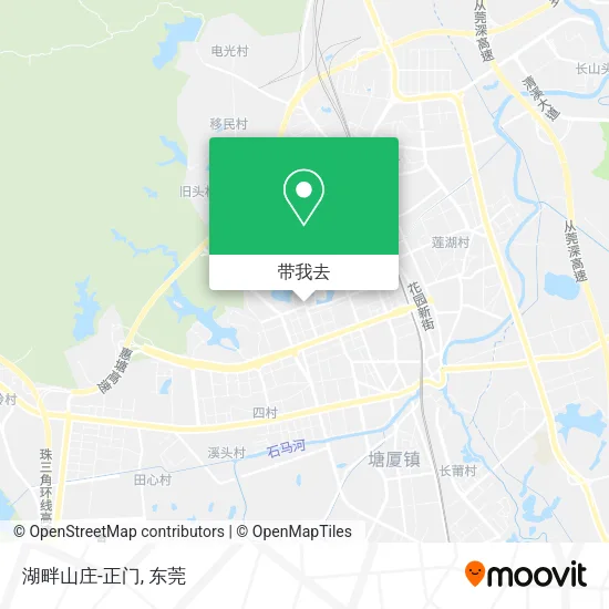 湖畔山庄-正门地图