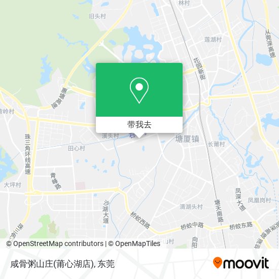 咸骨粥山庄(莆心湖店)地图