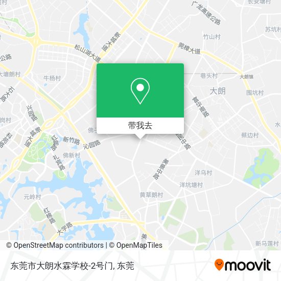 东莞市大朗水霖学校-2号门地图