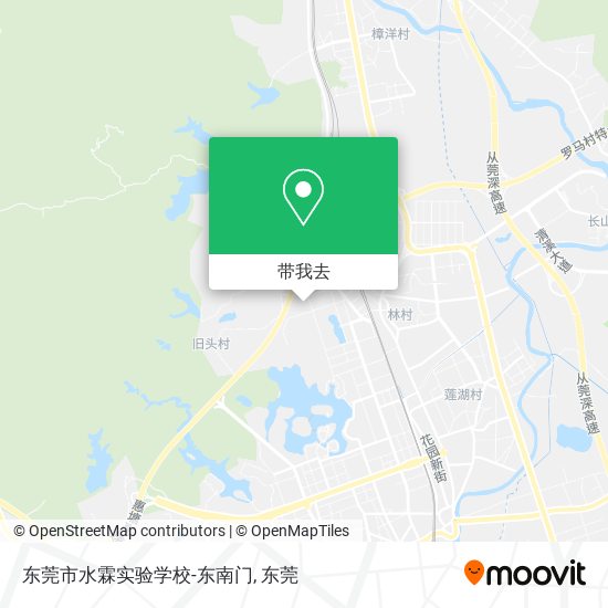 东莞市水霖实验学校-东南门地图