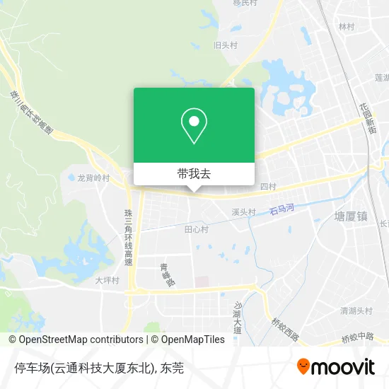 停车场(云通科技大厦东北)地图
