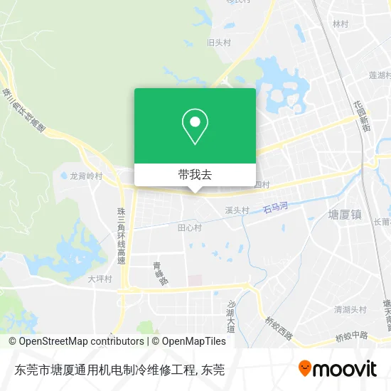 东莞市塘厦通用机电制冷维修工程地图