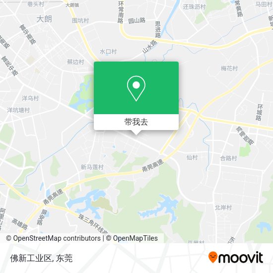 佛新工业区地图