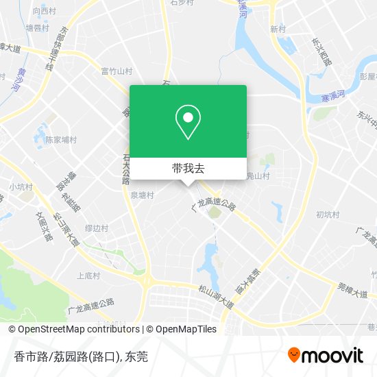 香市路/荔园路(路口)地图