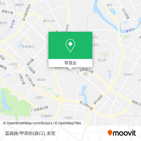 荔园路/甲田街(路口)地图