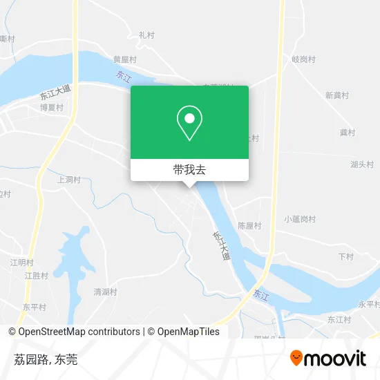 荔园路地图