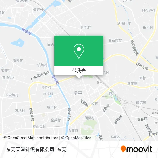 东莞天河针织有限公司地图
