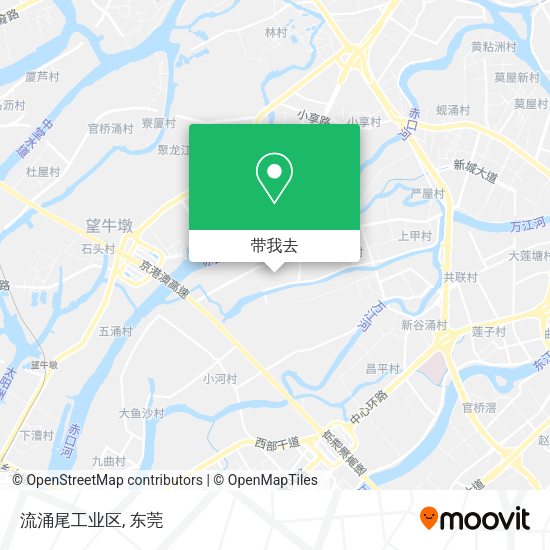 流涌尾工业区地图