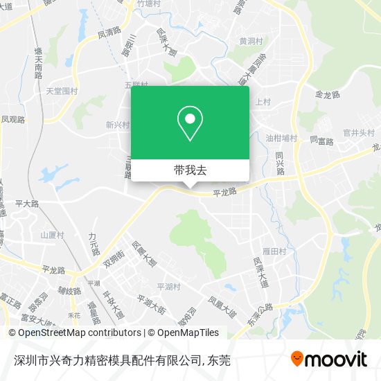深圳市兴奇力精密模具配件有限公司地图