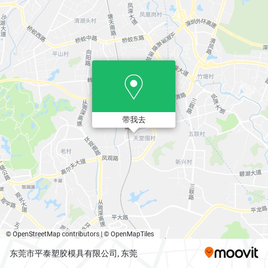 东莞市平泰塑胶模具有限公司地图