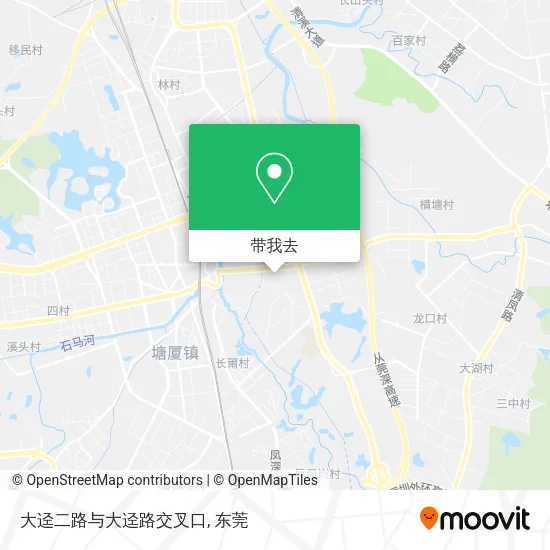 大迳二路与大迳路交叉口地图
