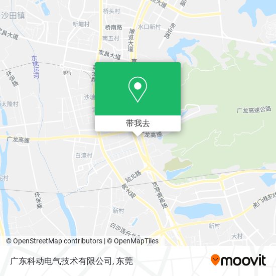 广东科动电气技术有限公司地图