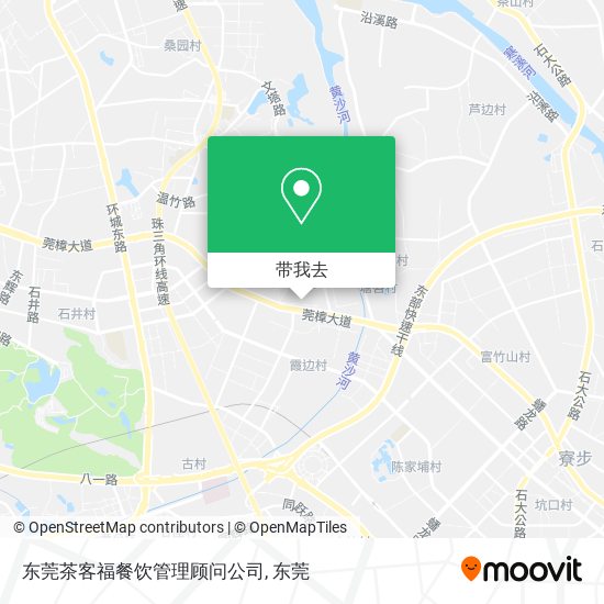 东莞茶客福餐饮管理顾问公司地图