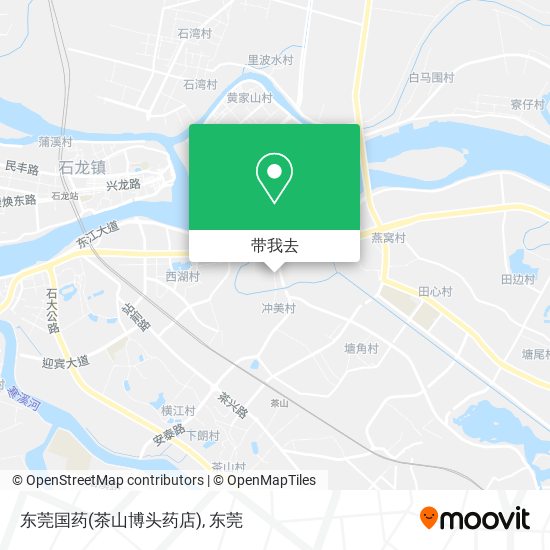 东莞国药(茶山博头药店)地图