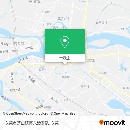 东莞市茶山镇博头治安队地图