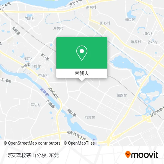 博安驾校茶山分校地图