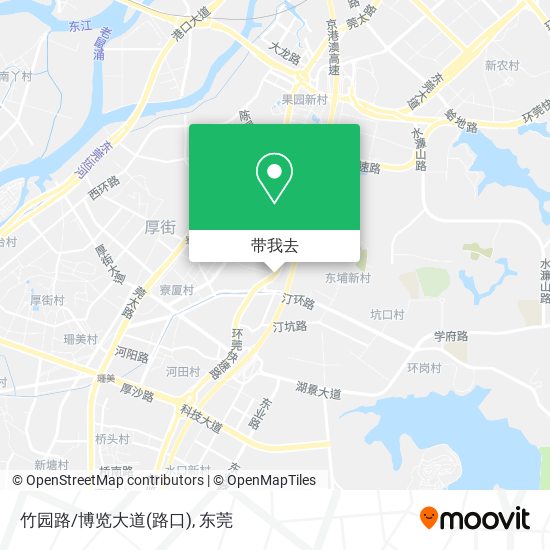 竹园路/博览大道(路口)地图