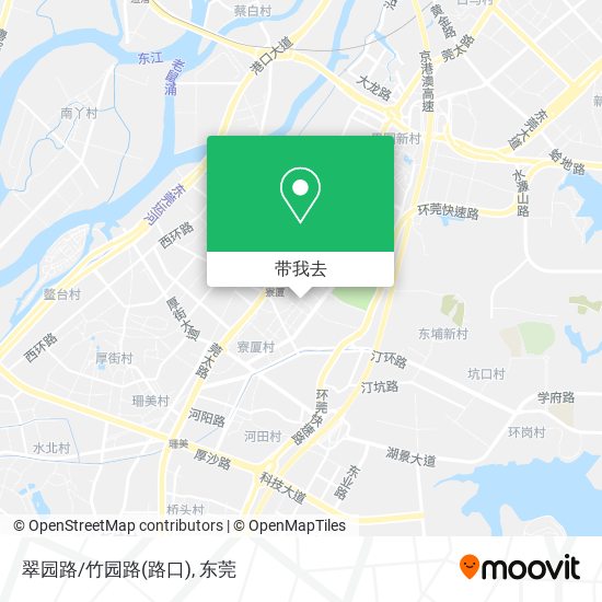 翠园路/竹园路(路口)地图