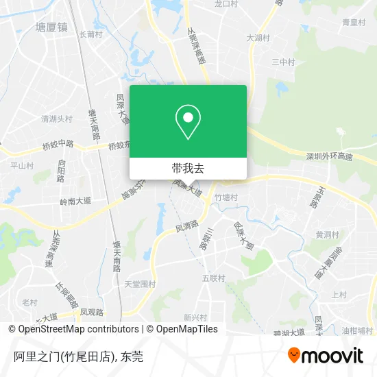 阿里之门(竹尾田店)地图