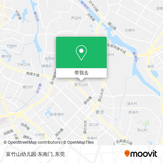 富竹山幼儿园-东南门地图