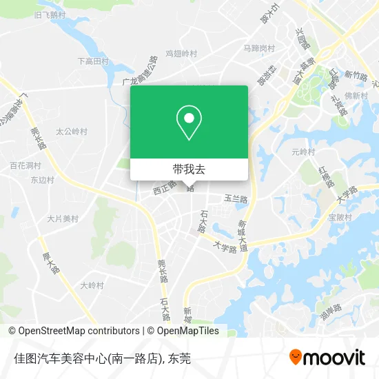 佳图汽车美容中心(南一路店)地图