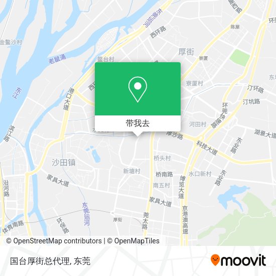 国台厚街总代理地图