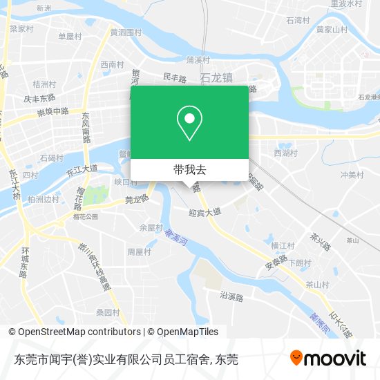 东莞市闻宇(誉)实业有限公司员工宿舍地图