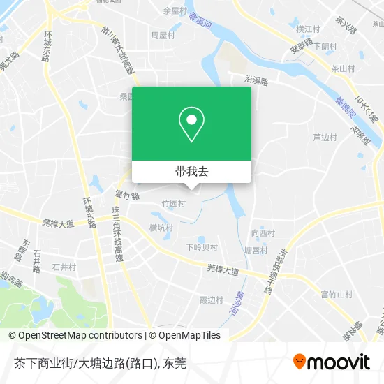 茶下商业街/大塘边路(路口)地图